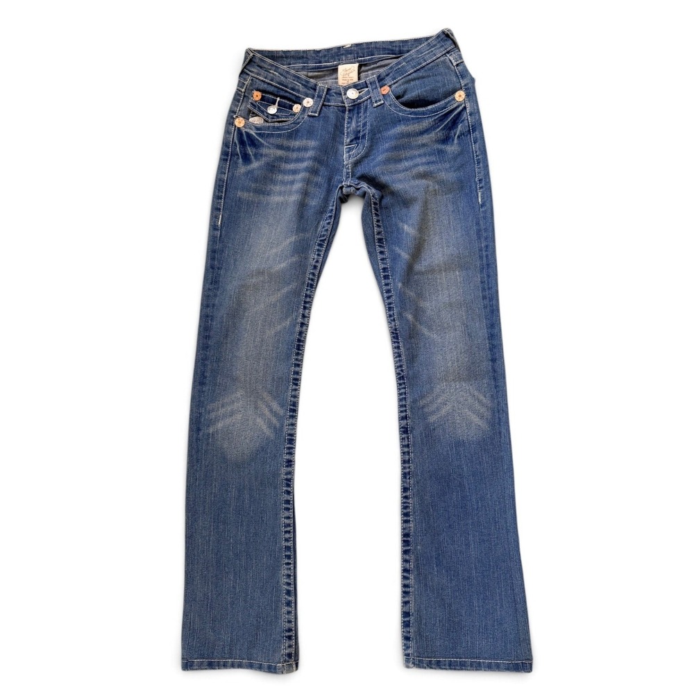 True Religion Joey Super T Women's Bootcut Flare Jeans Women's Blue 26 Y2K USA